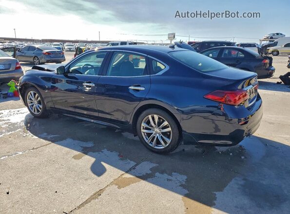 JN1BY1AP9JM181065 2018 INFINITI Q70 Blue Tył lewy