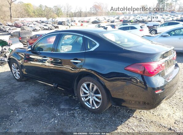 JN1BY1APXJM180653 2018 INFINITI Q70 Black Trasero izquierdo