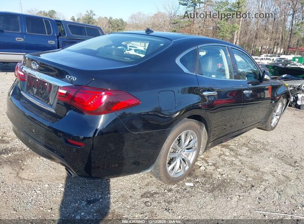 JN1BY1APXJM180653 2018 INFINITI Q70 Black Trasero derecho