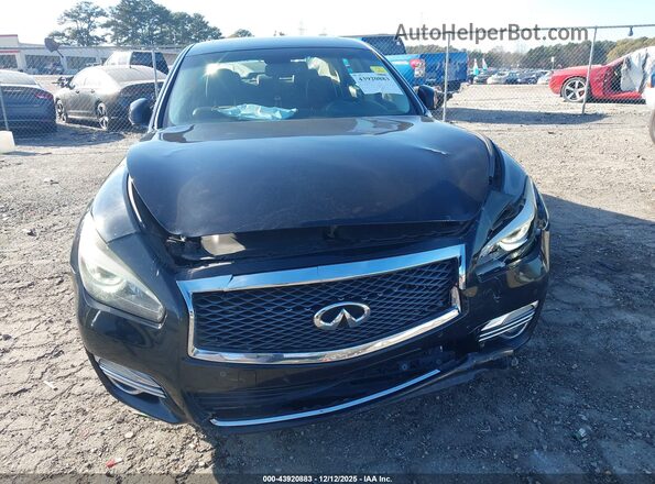 JN1BY1APXJM180653 2018 INFINITI Q70 Black Vista del cuadro de instrumentos