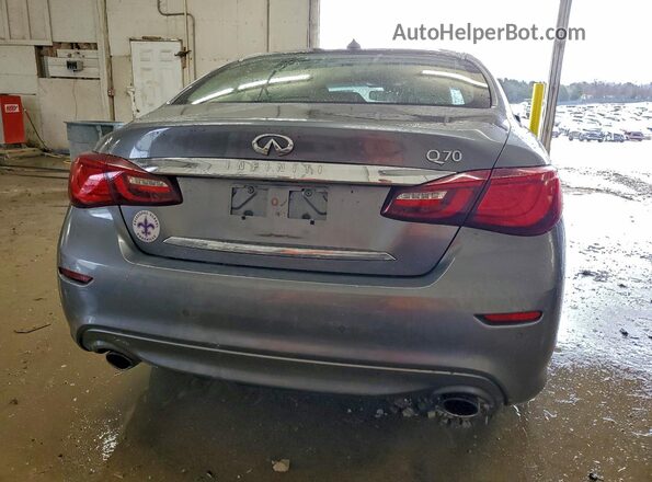 JN1BY1APXKM500037 2019 INFINITI Q70 Gray Widok z tyłu