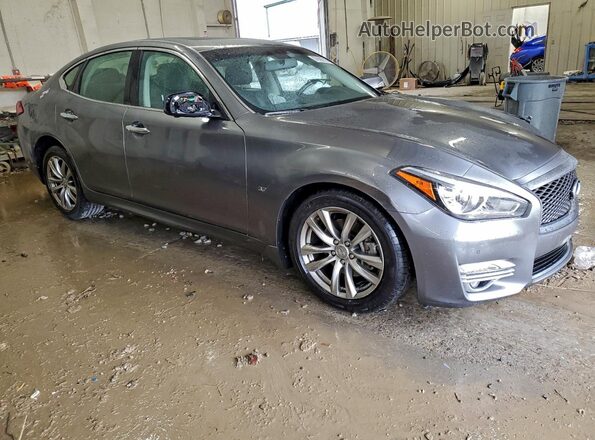 JN1BY1APXKM500037 2019 INFINITI Q70 Gray Przód prawy