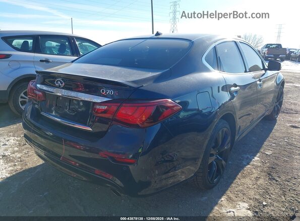 JN1BY1AR1JM220927 2018 INFINITI Q70 Черный Задняя правая четверть