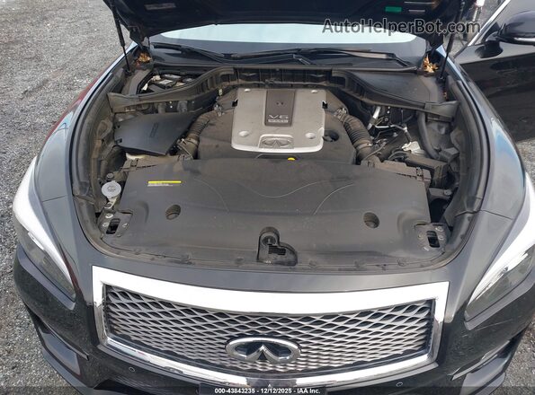 JN1BY1AR4HM770570 2017 INFINITI Q70 Black Вид ззаду