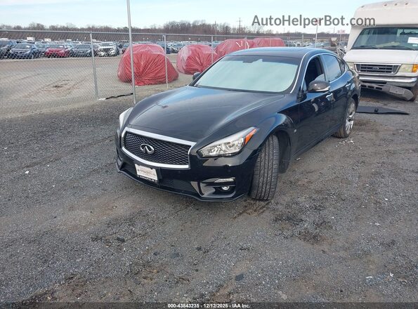 JN1BY1AR4HM770570 2017 INFINITI Q70 Black Передня ліва чверть