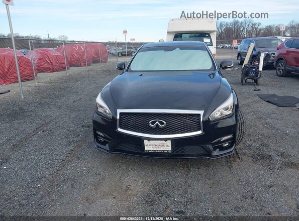 JN1BY1AR4HM770570 2017 INFINITI Q70 Black Вид щитка приладів