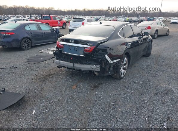 JN1BY1AR4HM770570 2017 INFINITI Q70 Black Задня права чверть