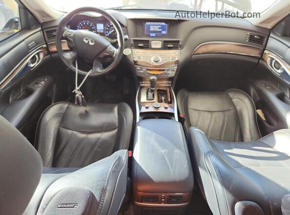 JN1BY1PR4KM720055 2019 INFINITI Q70L Gray Dashboard view