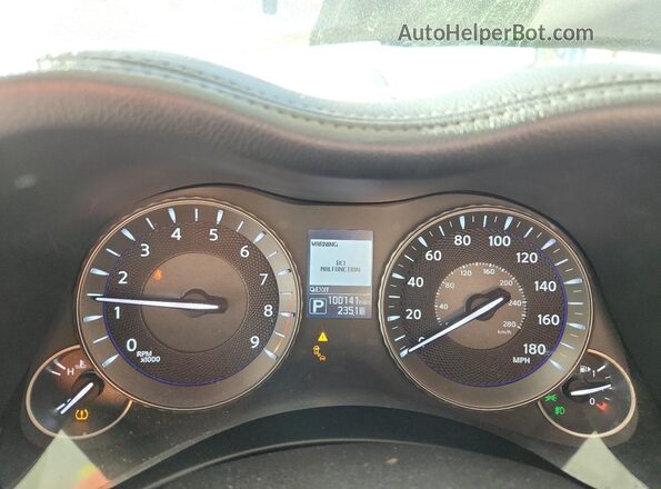 JN1BY1PR4KM720055 2019 INFINITI Q70L Gray Instrument cluster view