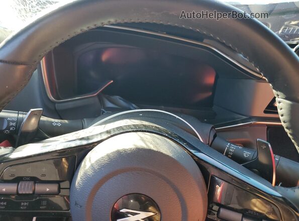 JN1BZ4BH0PM310163 2023 NISSAN Z Black ხელსაწყოთა პანელის ხედი