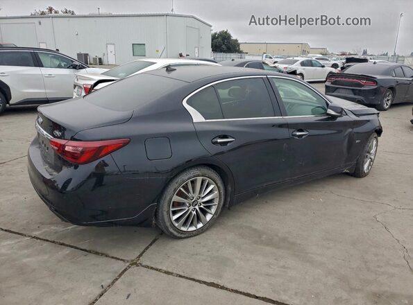 JN1CV7AP0JM241170 2018 INFINITI Q50 Black უკანა მარჯვენა