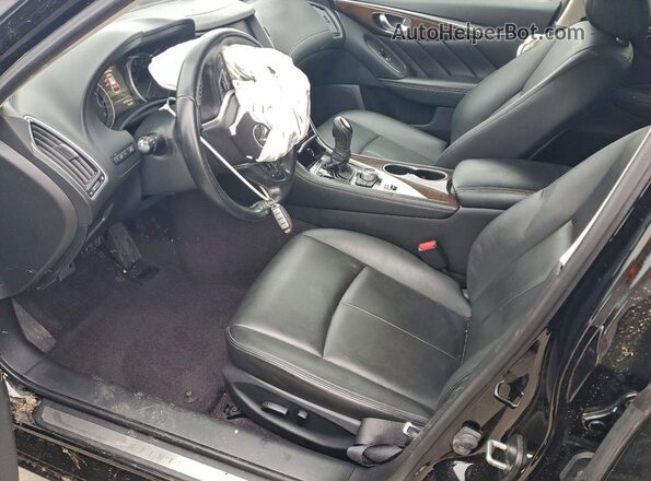 JN1CV7AP0JM241170 2018 INFINITI Q50 Black წინა სალონის ხედი