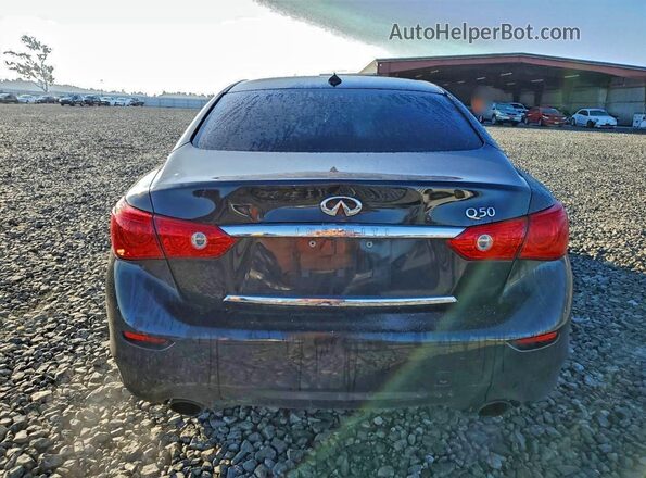 JN1CV7APXGM202756 2016 INFINITI Q50 Черный Вид сзади