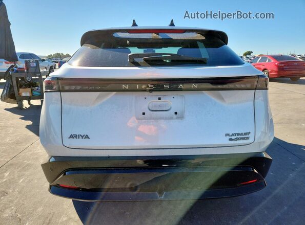 JN1DF0CD3PM707355 2023 NISSAN ARIYA White Rear view