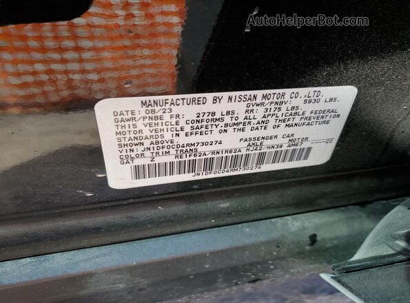 JN1DF0CD4RM730274 2024 NISSAN ARIYA Черный 