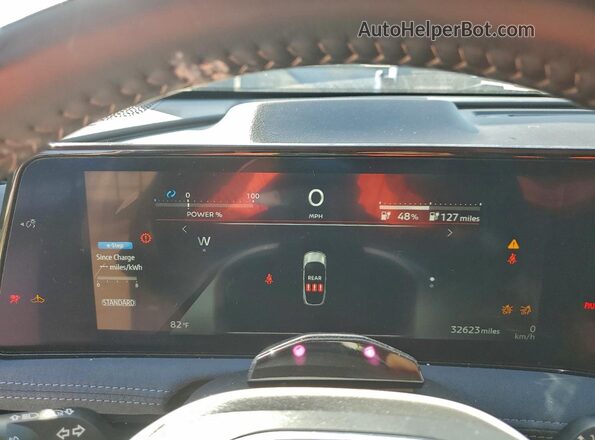 JN1DF0CD6PM709844 2023 NISSAN ARIYA Gold Vista del cuadro de instrumentos