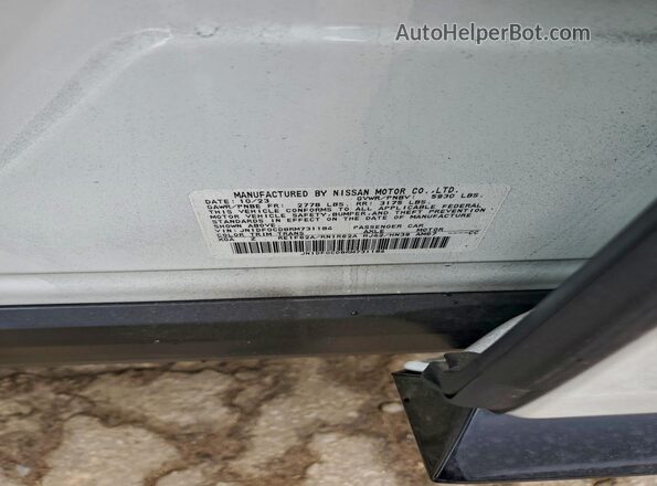 JN1DF0CD8RM731184 2024 NISSAN ARIYA White Vista de la etiqueta del VIN