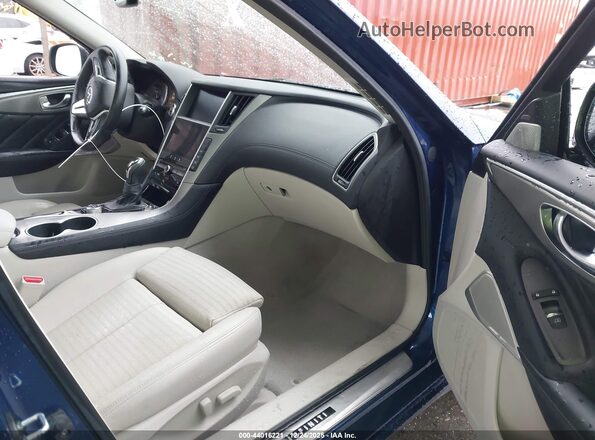 JN1EV7AP0LM201330 2020 INFINITI Q50 Blue Front interior view