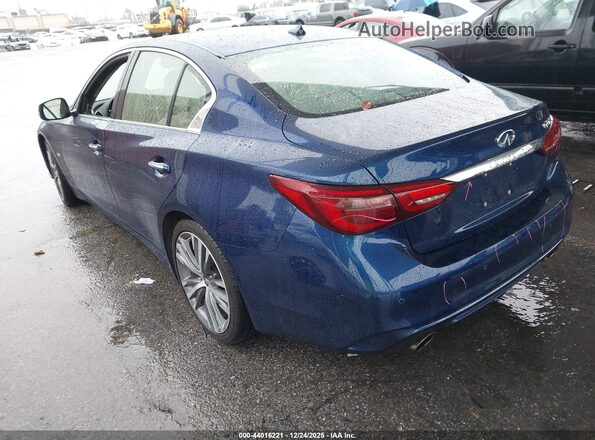 JN1EV7AP0LM201330 2020 INFINITI Q50 Blue Rear left