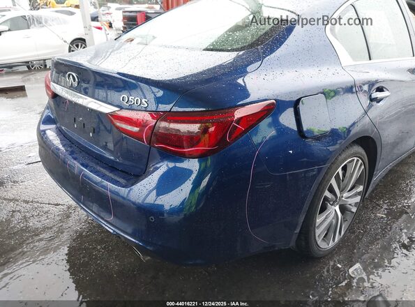JN1EV7AP0LM201330 2020 INFINITI Q50 Blue Front view