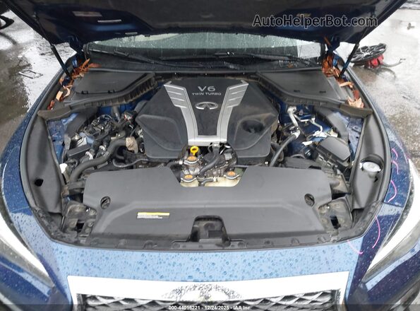 JN1EV7AP0LM201330 2020 INFINITI Q50 Blue Rear view