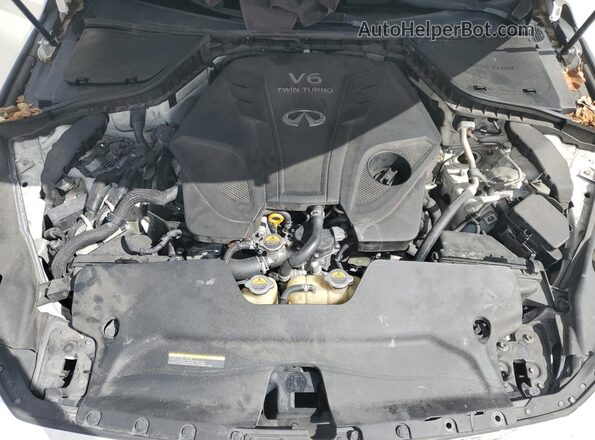 JN1EV7AP0LM205023 2020 INFINITI Q50 White Vista interior trasera