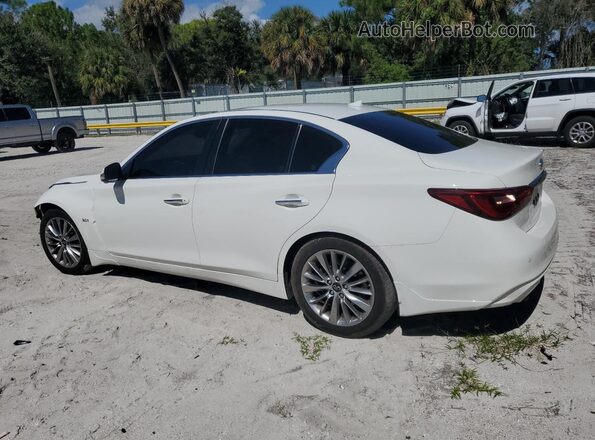 JN1EV7AP0LM205023 2020 INFINITI Q50 White Trasero izquierdo