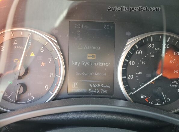 JN1EV7AP0LM205023 2020 INFINITI Q50 White Vista del cuadro de instrumentos