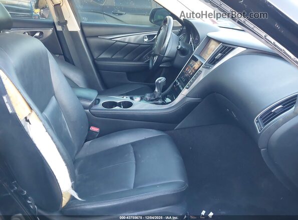 JN1EV7AP1HM737369 2017 INFINITI Q50 Black Սալոնի դիմացի տեսք