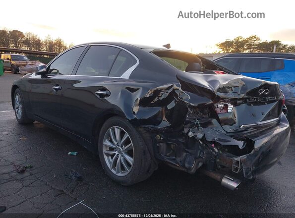 JN1EV7AP1HM737369 2017 INFINITI Q50 Black Դիմացի տեսք