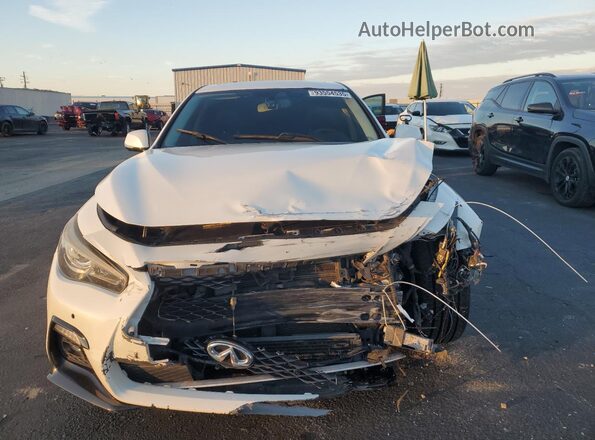 JN1EV7AP1JM353839 2018 INFINITI Q50 White 