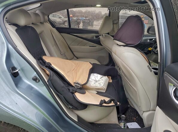 JN1EV7AP4HM737804 2017 INFINITI Q50 Синий Вид задних сидений