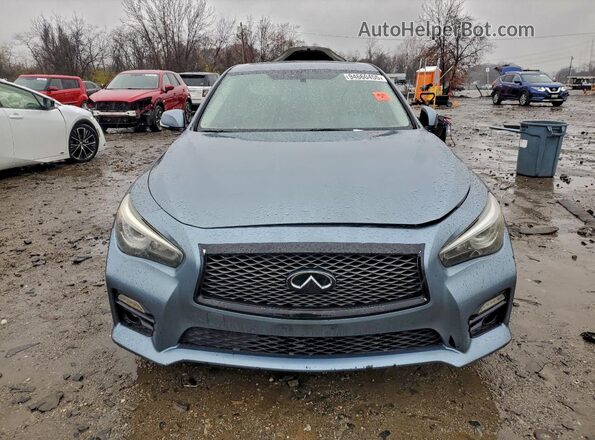JN1EV7AP4HM737804 2017 INFINITI Q50 Синий Вид спереди