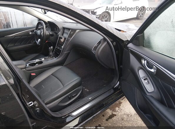 JN1EV7AP4LM208829 2020 INFINITI Q50 Black Вид салону спереду