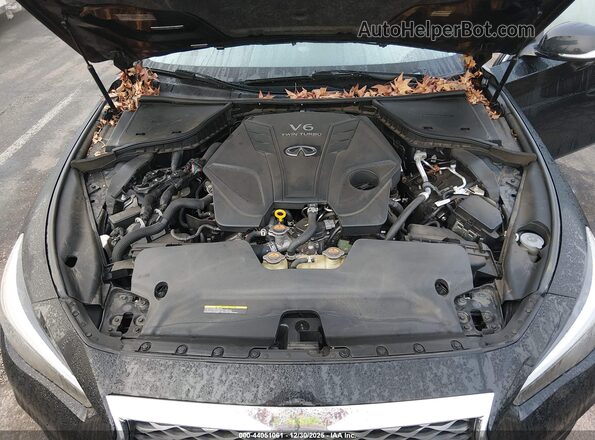 JN1EV7AP4LM208829 2020 INFINITI Q50 Black Вид ззаду