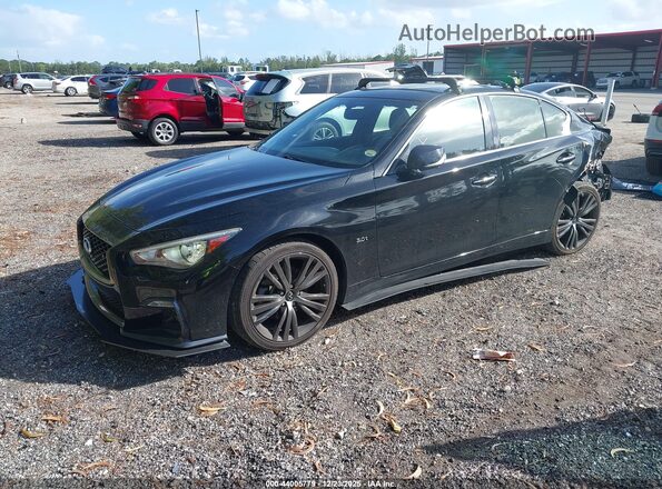 JN1EV7APXLM203425 2020 INFINITI Q50 Черный Передняя левая четверть