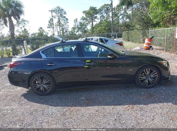 JN1EV7APXLM203425 2020 INFINITI Q50 Черный Вид задней части салона