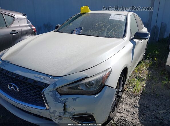 JN1EV7APXLM204221 2020 INFINITI Q50 Белый Передняя левая четверть