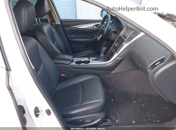 JN1EV7APXLM204221 2020 INFINITI Q50 Белый Вид салона спереди