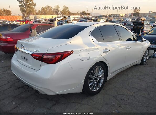 JN1EV7APXLM208379 2020 INFINITI Q50 White Rear right