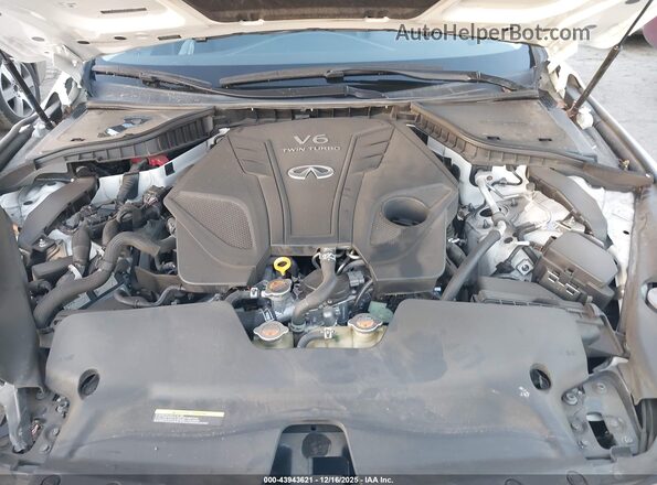 JN1EV7APXLM208379 2020 INFINITI Q50 White Rear view