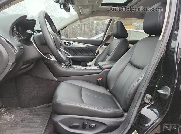 JN1EV7AR0LM250643 2020 INFINITI Q50 Black Widok wnętrza z przodu