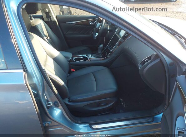 JN1EV7AR9JM439613 2018 INFINITI Q50 Light Blue 