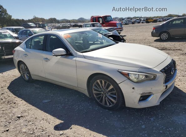 JN1EV7BP0MM703173 2021 INFINITI Q50 White Առջևի աջ