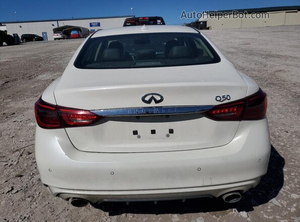 JN1EV7BP0MM703173 2021 INFINITI Q50 White Հետևի տեսք
