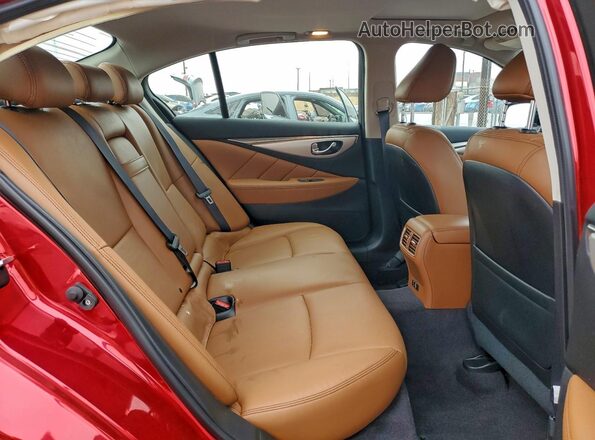 JN1EV7BP3PM510228 2023 INFINITI Q50 Red Вид задніх сидінь