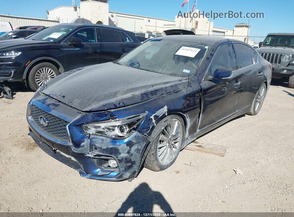 JN1EV7BP5PM510084 2023 INFINITI Q50 Blue Vista tres cuartos delantera izquierda