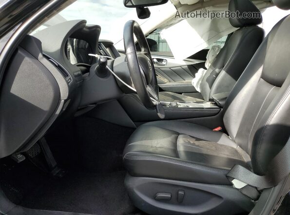 JN1EV7BP7MM702988 2021 INFINITI Q50 Black წინა სალონის ხედი