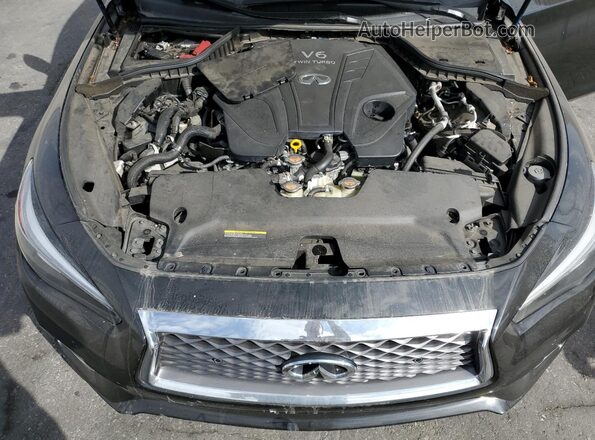 JN1EV7BP7MM702988 2021 INFINITI Q50 Black უკანა სალონის ხედი
