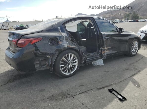 JN1EV7BP7MM702988 2021 INFINITI Q50 Black უკანა მარჯვენა
